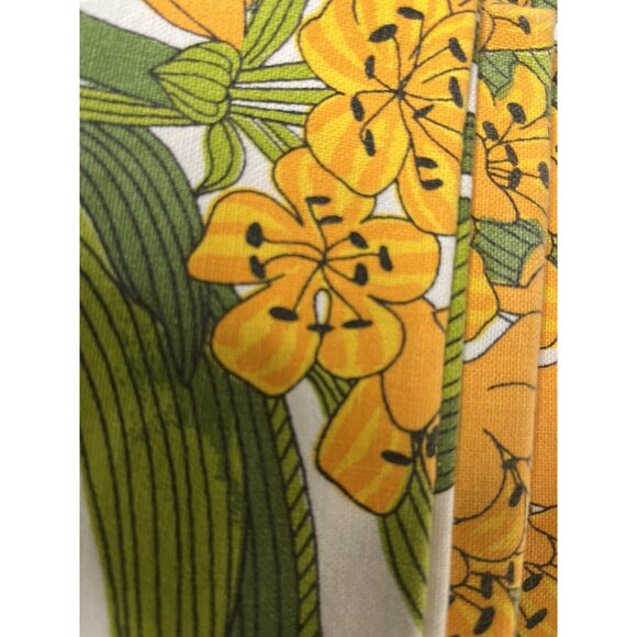 Vera Newmann 16 Piece Vinyl Yellow Floral Placemats & Napkin Vintage MCM - Picture 8 of 16